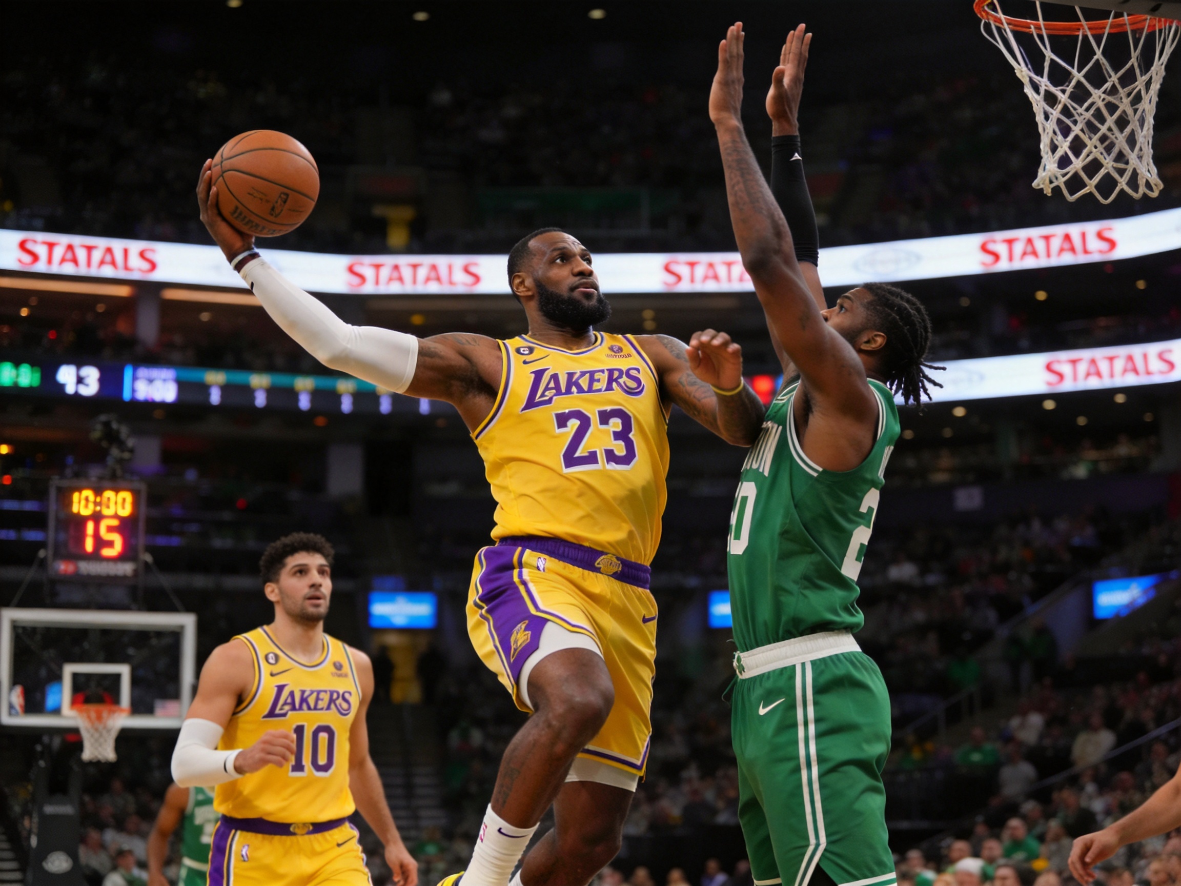 NBA湖人胜凯尔特人